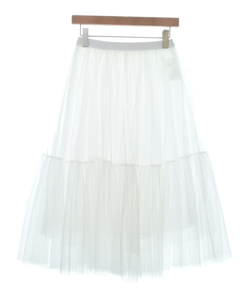 Narcissus(ナルシス)ロング・マキシ丈スカート 白 サイズ:F/2200670651030