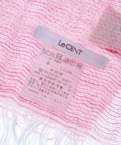 LeCENT（レセント）ストール ピンク サイズ:- レディース/2200663363148