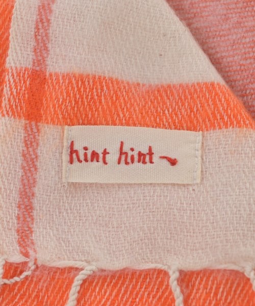 hint hint（ヒントヒント）ストール オレンジ サイズ:- レディース/2200622914244