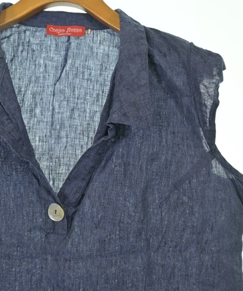 CORSO ROSSO（コルソロッソ）カジュアルシャツ 紺 サイズ:5(XXL位) レディース/2200664512033