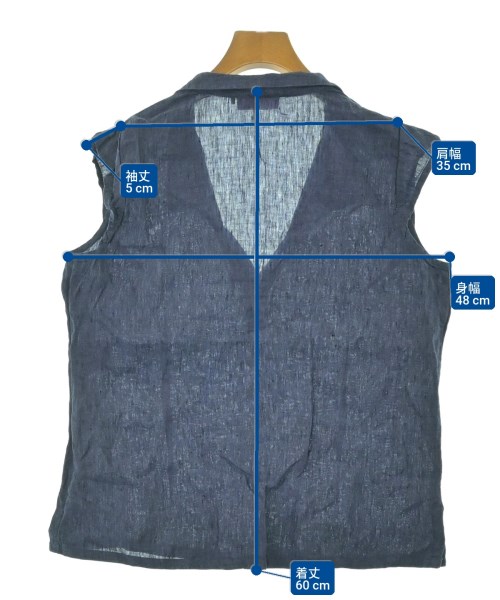 CORSO ROSSO（コルソロッソ）カジュアルシャツ 紺 サイズ:5(XXL位) レディース/2200664512033