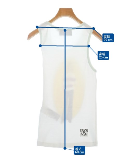 TELFAR（テルファー）タンクトップ 白 サイズ:XS レディース/2200612855236