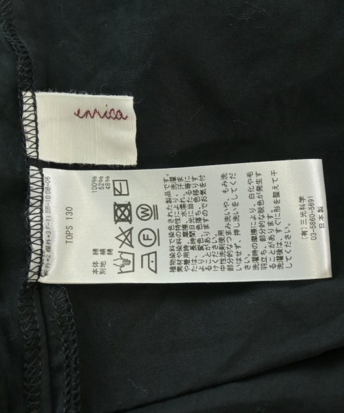 enrica（エンリカ）カジュアルシャツ 黒 サイズ:-(XL位) レディース/2200616198070