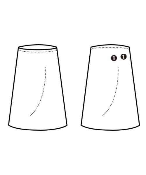 enrica（エンリカ）ロング・マキシ丈スカート オレンジ サイズ:36(S位) レディース/2200622595078