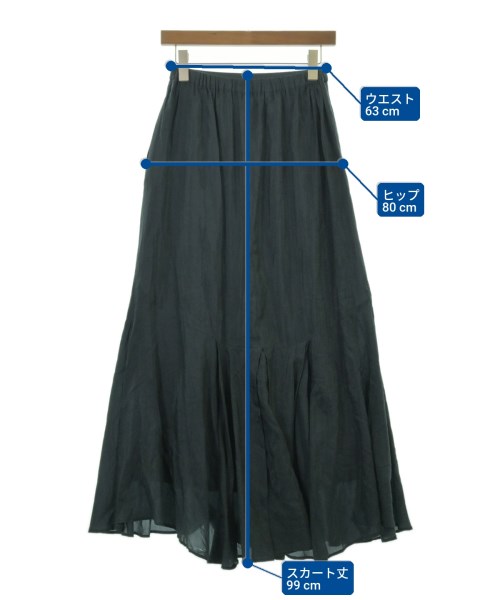 enrica（エンリカ）ロング・マキシ丈スカート 緑 サイズ:-(S位) レディース/2200709970040
