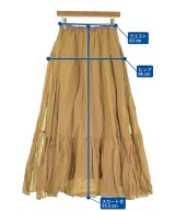 enrica（エンリカ）ロング・マキシ丈スカート 茶 サイズ:38(M位) レディース/2200640902049