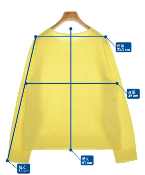 enrica（エンリカ）ニット・セーター 黄 サイズ:40(M位) レディース/2200662451068