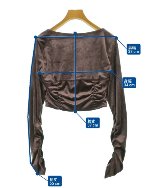 tiit tokyo（ティート　トウキョウ）カーディガン 茶 サイズ:36(S位) レディース/2200620885010