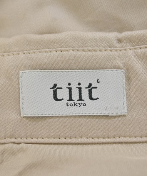 tiit tokyo（ティート　トウキョウ）カジュアルシャツ ベージュ サイズ:38(M位) レディース/2200712079082