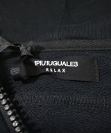 1PIU1UGUALE3 RELAX（ウノピュウノウグァーレトレリラックス）パーカー 黒 サイズ:XL メンズ/2200626823023