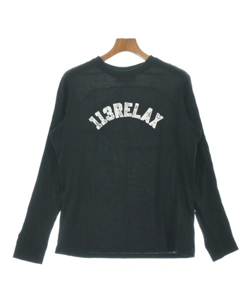 1PIU1UGUALE3 RELAX(ウノピュウノウグァーレトレリラックス)Tシャツ・カットソー 黒 サイズ:48(L位)/2200694372089