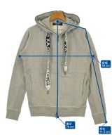 1PIU1UGUALE3 RELAX（ウノピュウノウグァーレトレリラックス）パーカー グレー サイズ:46(M位) メンズ/2200637597326