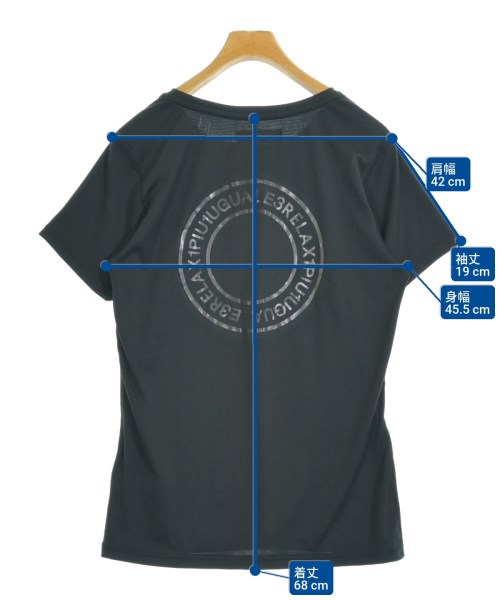 1PIU1UGUALE3 RELAX（ウノピュウノウグァーレトレリラックス）Tシャツ・カットソー 黒 サイズ:XL メンズ/2200639388052