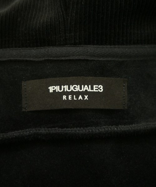 1PIU1UGUALE3 RELAX（ウノピュウノウグァーレトレリラックス）パーカー 黒 サイズ:S メンズ/2200650073036