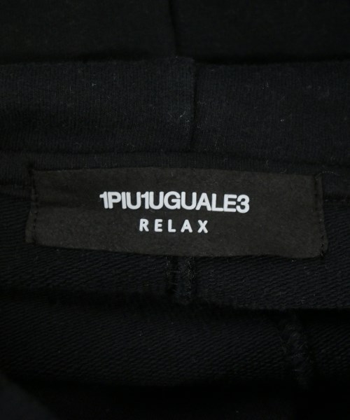 1PIU1UGUALE3 RELAX（ウノピュウノウグァーレトレリラックス）パーカー 黒 サイズ:M メンズ/2200654352069