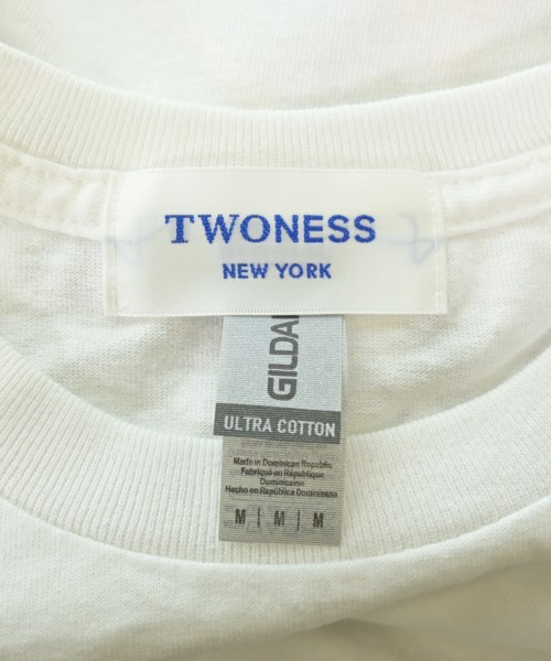 TWONESS（トゥーネス）Tシャツ・カットソー 白 サイズ:M メンズ/2200638035056