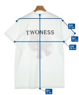 TWONESS（トゥーネス）Tシャツ・カットソー 白 サイズ:M メンズ/2200638035056