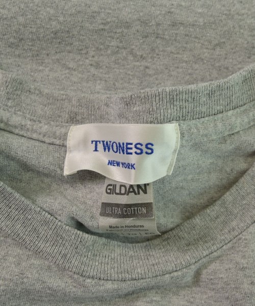 TWONESS（トゥーネス）Tシャツ・カットソー グレー サイズ:XL メンズ/2200661952061