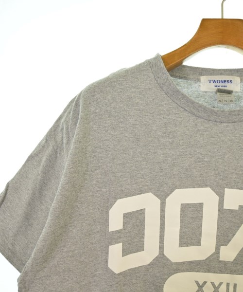 TWONESS（トゥーネス）Tシャツ・カットソー グレー サイズ:XL メンズ/2200661952061
