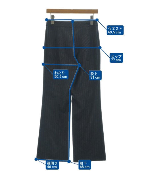 Alexa Chung（アレクサチャン）スラックス 黒 サイズ:36(S位) レディース/2200659051011