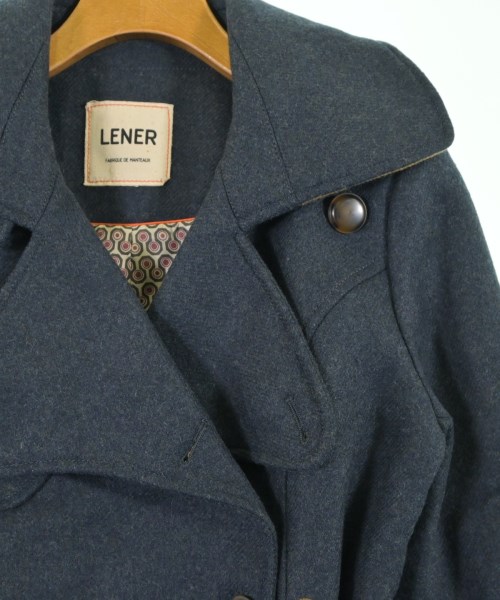 LENER（レネール）トレンチコート 紺 サイズ:36(XS位) レディース/2200612359024