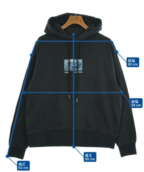 AFENDS（アフェンズ）パーカー 黒 サイズ:S メンズ/2200628829191