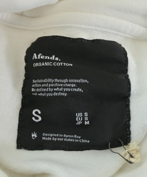 AFENDS（アフェンズ）パーカー 白 サイズ:S メンズ/2200628829214