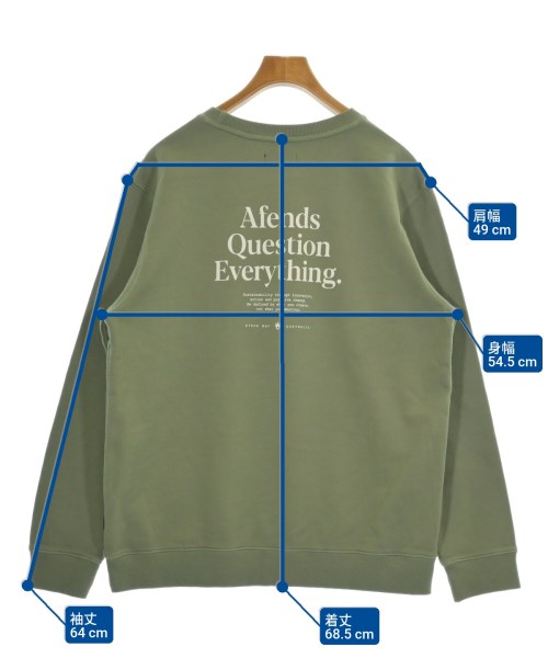 AFENDS（アフェンズ）スウェット カーキ サイズ:XL メンズ/2200628829252