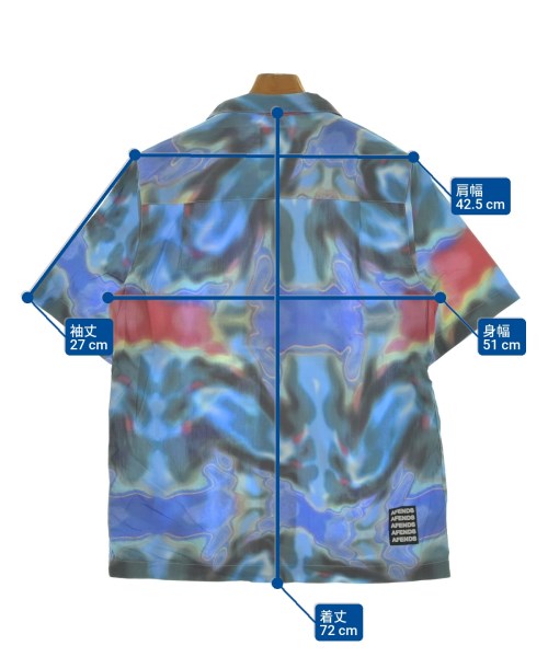 AFENDS（アフェンズ）カジュアルシャツ 青 サイズ:S メンズ/2200628829481