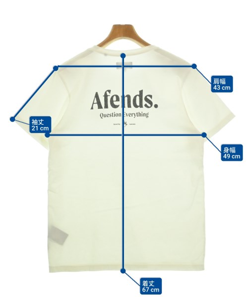 AFENDS（アフェンズ）Tシャツ・カットソー 白 サイズ:M メンズ/2200628829627
