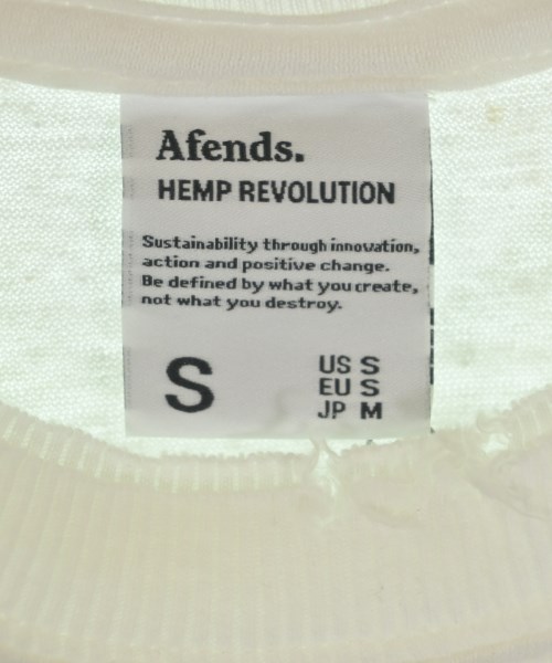 AFENDS（アフェンズ）Tシャツ・カットソー 白 サイズ:S メンズ/2200628829665