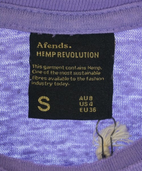 AFENDS（アフェンズ）Tシャツ・カットソー 紫 サイズ:S メンズ/2200628829689