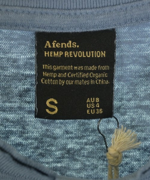 AFENDS（アフェンズ）Tシャツ・カットソー 青 サイズ:S メンズ/2200628829788