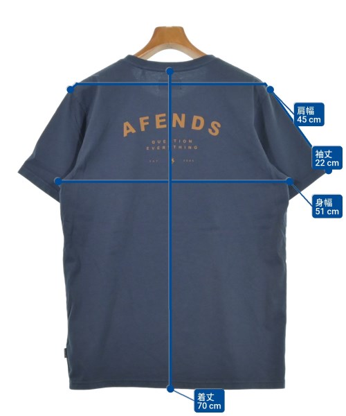 AFENDS（アフェンズ）Tシャツ・カットソー 紺 サイズ:L メンズ/2200628829894