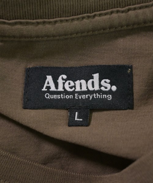 AFENDS（アフェンズ）Tシャツ・カットソー 茶 サイズ:L メンズ/2200628829917