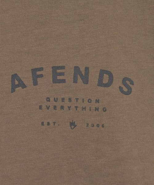 AFENDS（アフェンズ）Tシャツ・カットソー 茶 サイズ:L メンズ/2200628829917