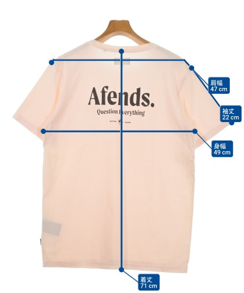 AFENDS（アフェンズ）Tシャツ・カットソー ピンク サイズ:L メンズ/2200628829948