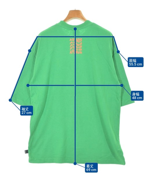 AFENDS（アフェンズ）Tシャツ・カットソー 緑 サイズ:S メンズ/2200628939227