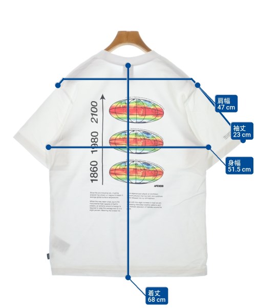 AFENDS（アフェンズ）Tシャツ・カットソー 白 サイズ:M メンズ/2200628939357