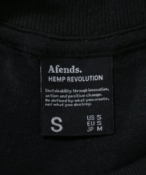AFENDS（アフェンズ）Tシャツ・カットソー 黒 サイズ:M メンズ/2200628939371