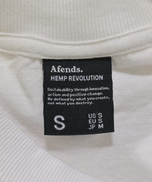 AFENDS（アフェンズ）Tシャツ・カットソー 白 サイズ:M メンズ/2200628939388