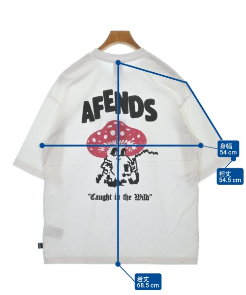 AFENDS（アフェンズ）Tシャツ・カットソー 白 サイズ:M メンズ/2200628939425