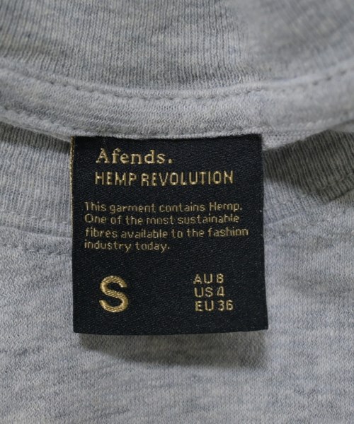 AFENDS（アフェンズ）Tシャツ・カットソー グレー サイズ:S メンズ/2200628939449