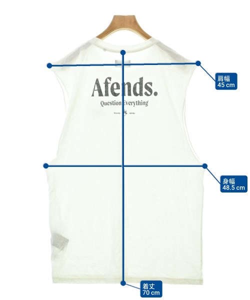 AFENDS（アフェンズ）ノースリーブ 白 サイズ:M レディース/2200606081016