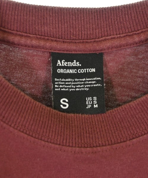 AFENDS（アフェンズ）Tシャツ・カットソー 赤 サイズ:S メンズ/2200691744094
