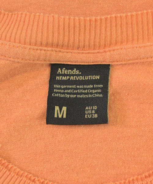 AFENDS（アフェンズ）Tシャツ・カットソー オレンジ サイズ:M メンズ/2200727430519