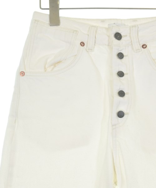 DECADE（ディケイド）デニムパンツ 白 サイズ:26(M位) レディース/2200646723044