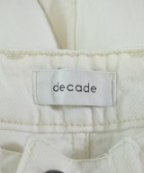 DECADE（ディケイド）デニムパンツ 白 サイズ:26(M位) レディース/2200646723044