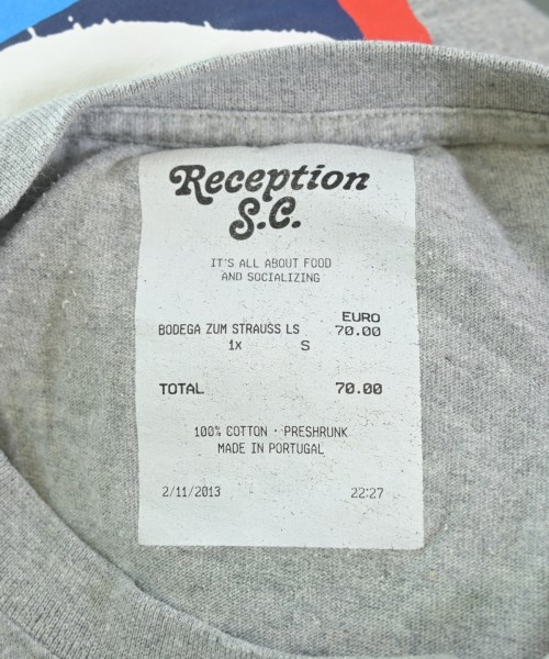 Reception（レセプション）Tシャツ・カットソー グレー サイズ:S レディース/2200623698051