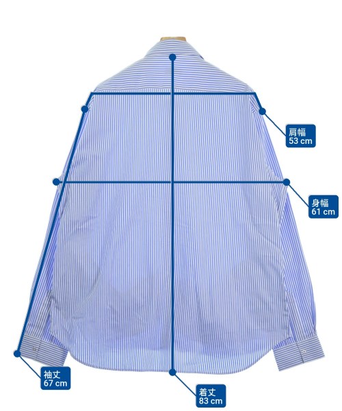 Reception（レセプション）カジュアルシャツ 青 サイズ:XL メンズ/2200617716082